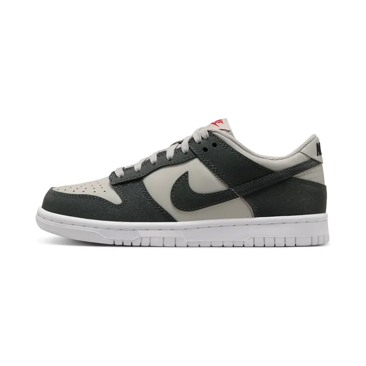 Nike Dunk Low GS “Light Iron Ore / White / Gym Red / Anthracite” (FZ1000-001)