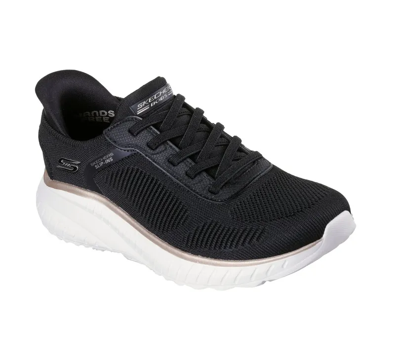 Skechers Slip-ins: BOBS Sport Squad Chaos Sneaker Black/Gold