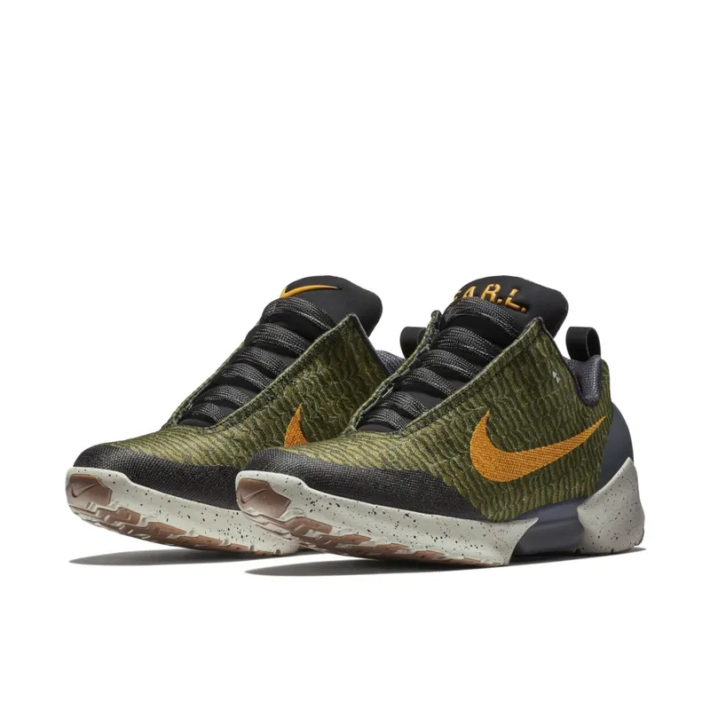 Nike HyperAdapt 1.0 Olive Flak Olive Flak/Orange Peel-Black-Sequoia (843871-300)