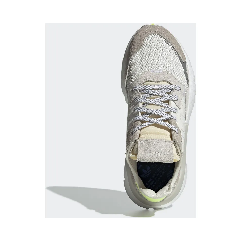 adidas Nite Jogger Off White Hi Res Yellow (W) Off White/Cloud White/Hi-Res Yellow (CG6098)