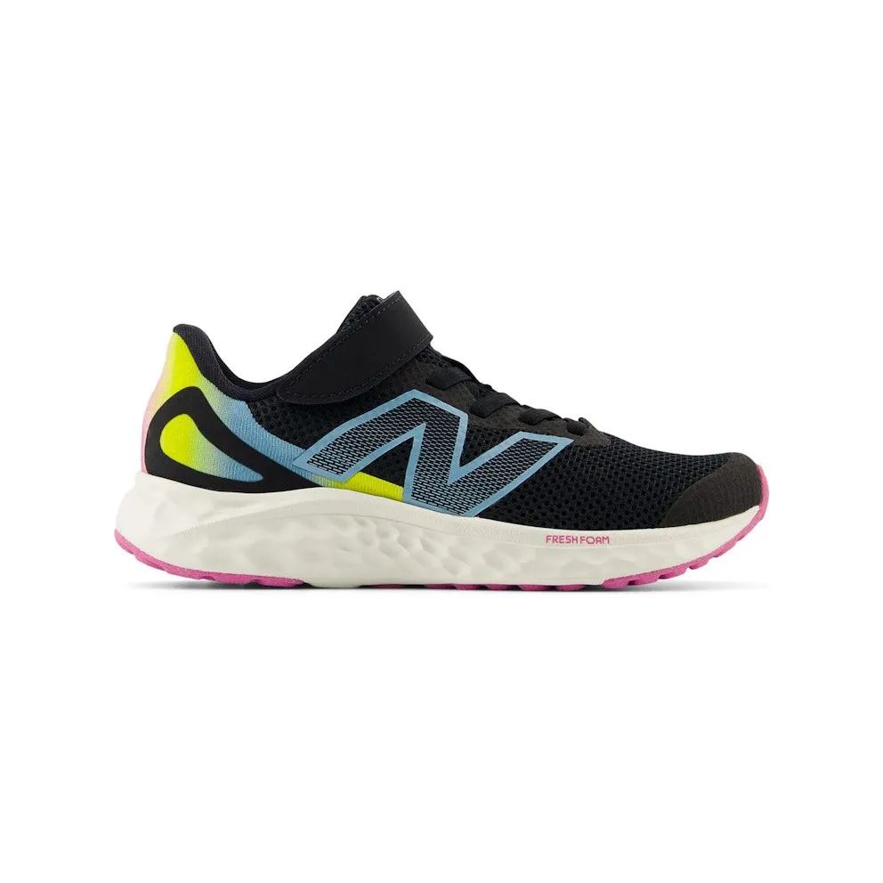 New Balance Fresh Foam Arishi v4 Bungee Lace Black Real Pink Chrome Blue (PAARIGF4)