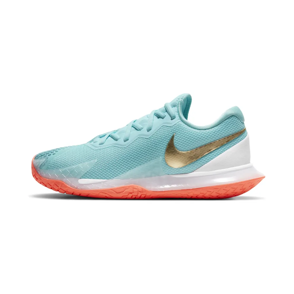 NikeCourt Air Zoom Vapor Cage 4 Hardcourt Blue “Copa / Bright Mango / White / Metallic Gold” (CD0431-400)