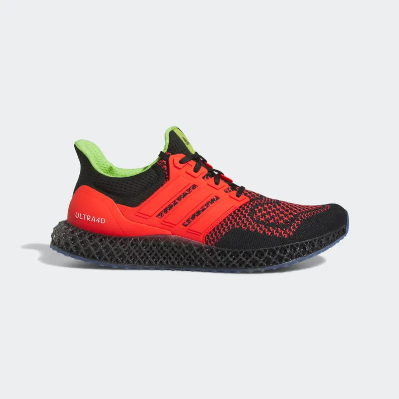 Adidas Ultra adidas 4D Core Black / Bright Red / Semi Solar Green (HP9737)