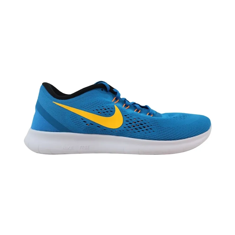 Nike Free RN Heritage Cyan/Laser Orange-Black-Blue Spark (831508-402)