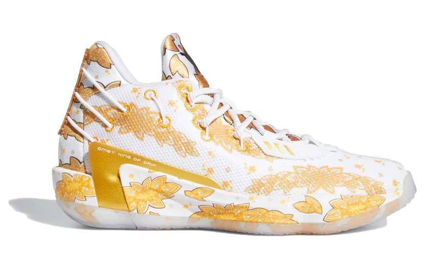 adidas Dame 7 Ric Flair White