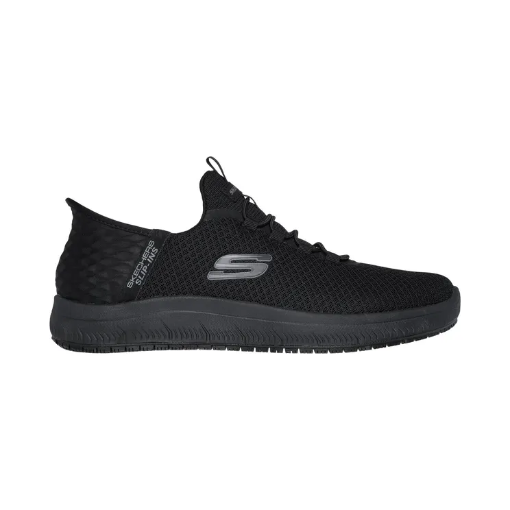 Skechers Slip-ins Work Slip Resistant: Summits “Colsin Black” (200205BBK)