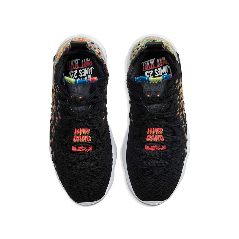 Nike LeBron 17 James Gang (GS) Black/Black-Multi-Color (BQ5594-005)