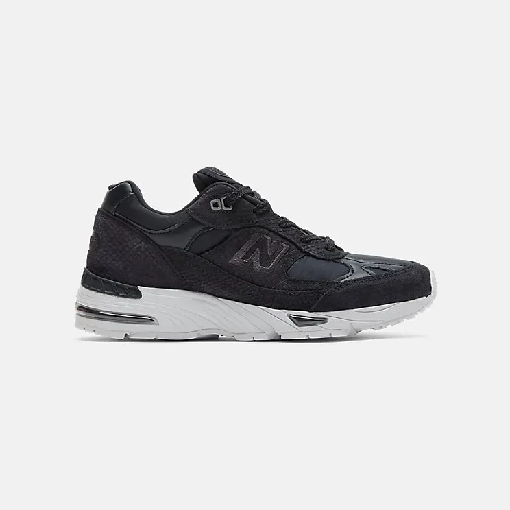 New Balance 991 MiUK Black Reptile (W991RNV)