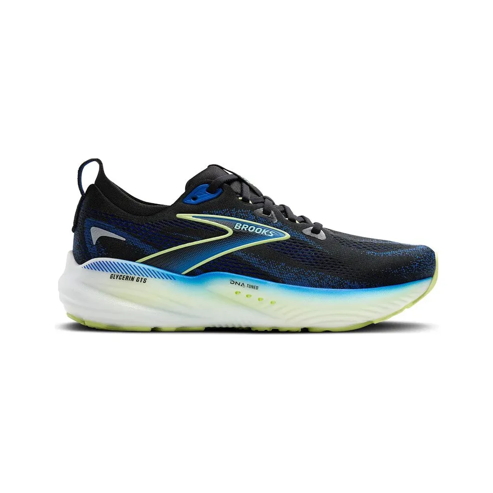 Brooks Glycerin GTS 22 Black Cobalt Neo Yellow (110446-1D-002)