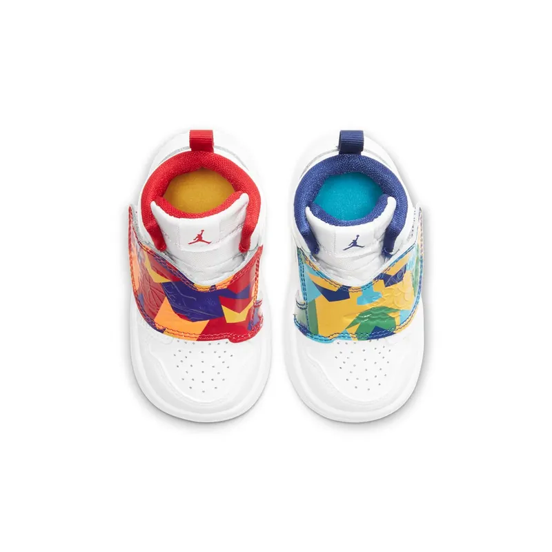 Jordan Sky 1 White Multi (TD) White/Total Orange-University Gold-Court Purple (BQ7196-100)