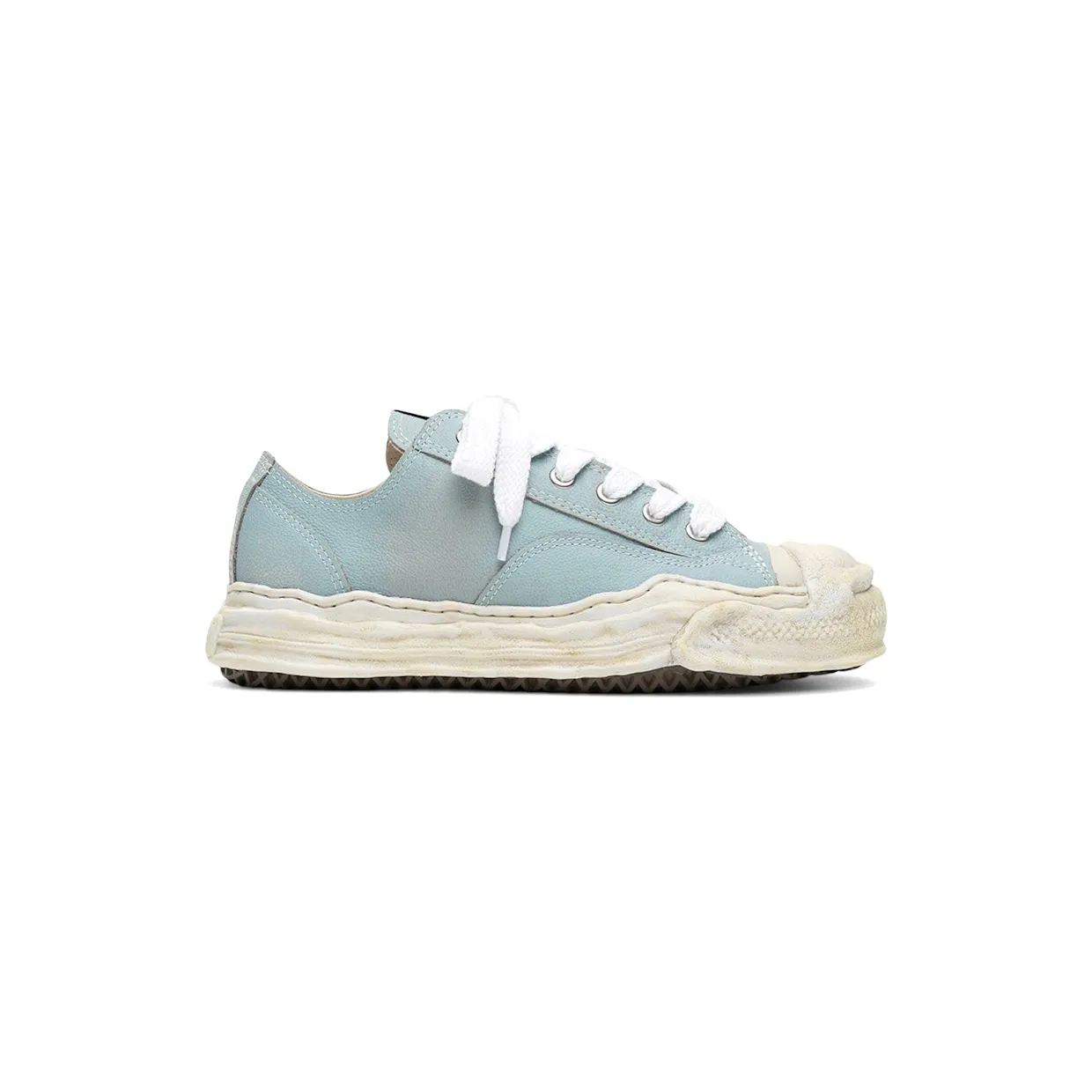 Maison Mihara Yasuhiro Hank OG Sole Shrink Leather Low Blue (A16FW734-BLU)