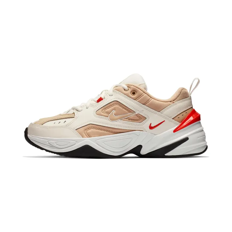 Nike M2K Tekno “Sail / Desert Ore / White / Habanero Red” (AV4789-102)