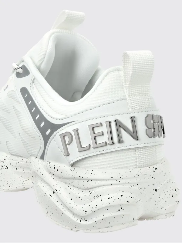 Plein Sport Venom Striker Gen. X.05 Low-Top Sneakers in Mesh with Rear Logo White (SAESUSC0740STE003N01) (2)