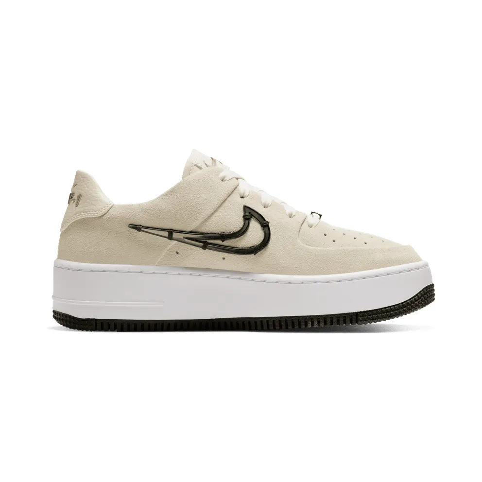 Nike Air Force 1 Sage Low LX Light Cream Black (W) Light Cream/Black-Metallic Gold (CI3482-200)