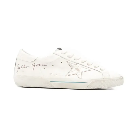 Golden Goose Super-Star leren sneakers – Beige (GMF01015F008166)