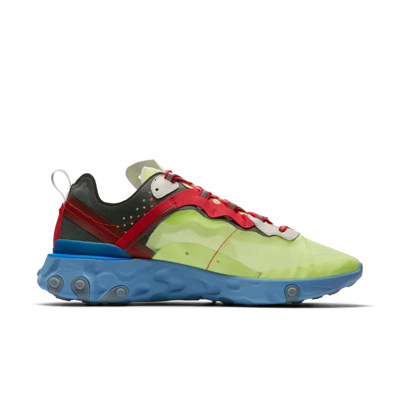 Nike x Undercover React Element 87 Volt Red (2018) (BQ2718-700)