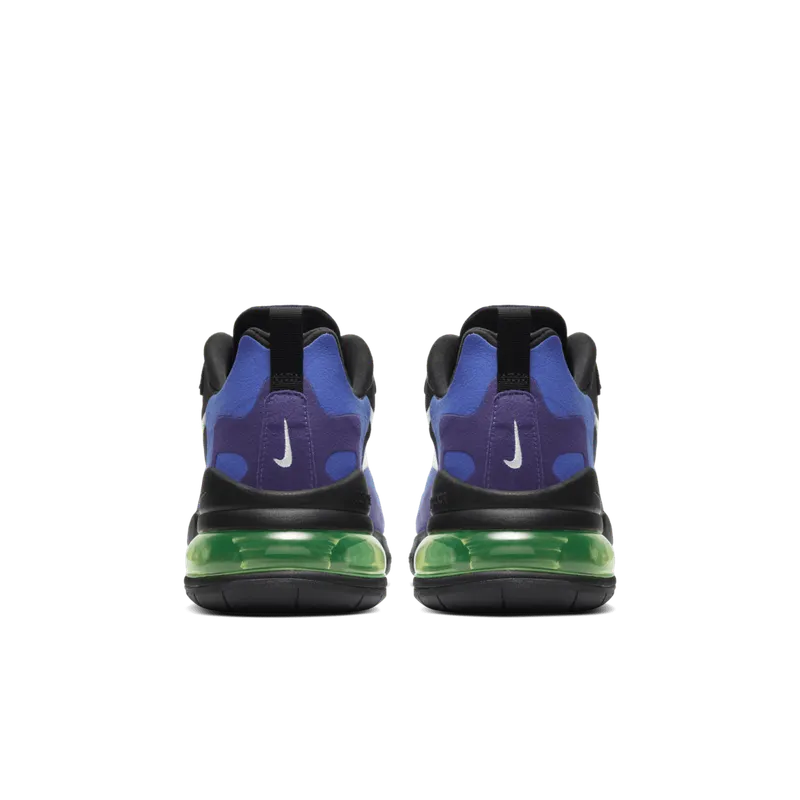 Nike Air Max 270 React Heavy Metal Black/Deep Royal Blue/Hyper Royal (AO4971-005)
