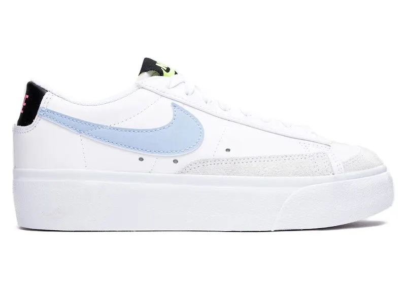 Nike Blazer Low Platform White Cobalt Bliss (FJ0738-100)