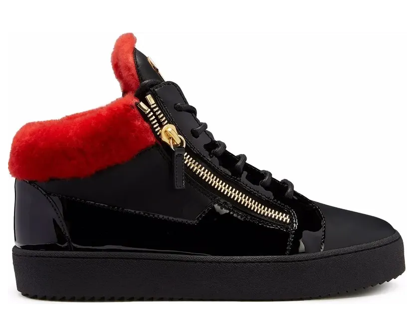 Giuseppe Zanotti Kriss Winter mid-top sneakers – Zwart (RU10000007)