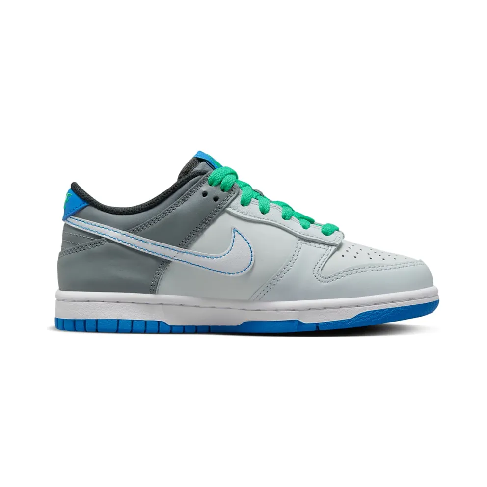 Nike DUNK LOW Grade School “PURE PLATINUM PHOTO BLUE” (DH9765-004)