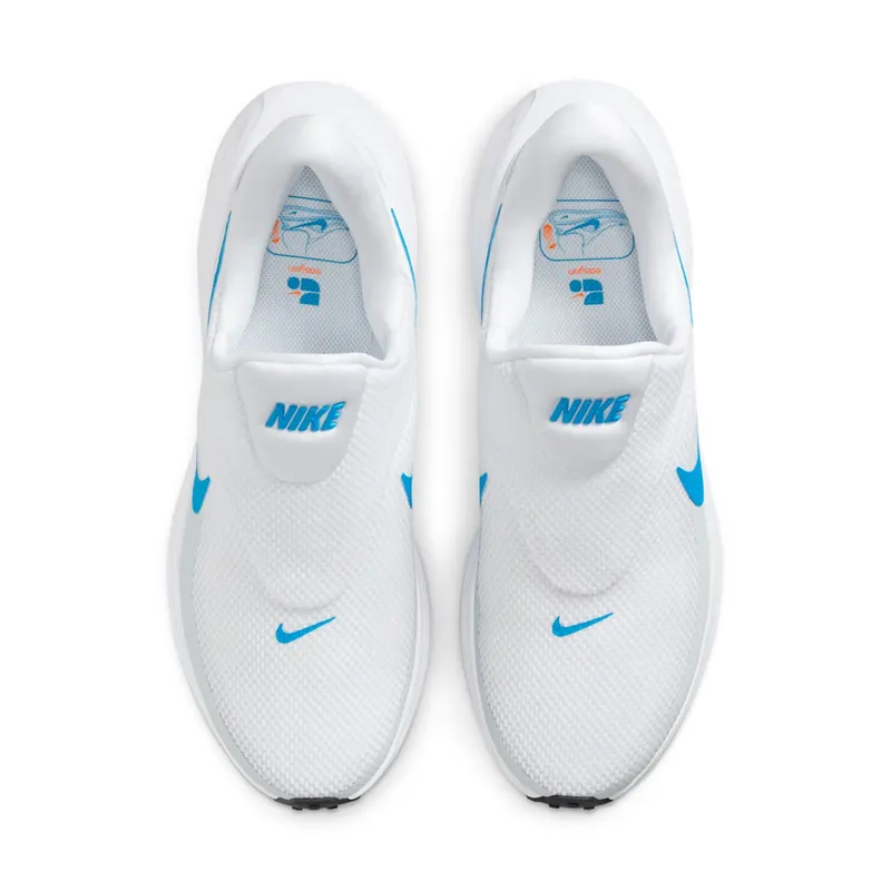 Nike Revolution 8 EasyOn White Pure Platinum Blue Hero (HQ2414-101)