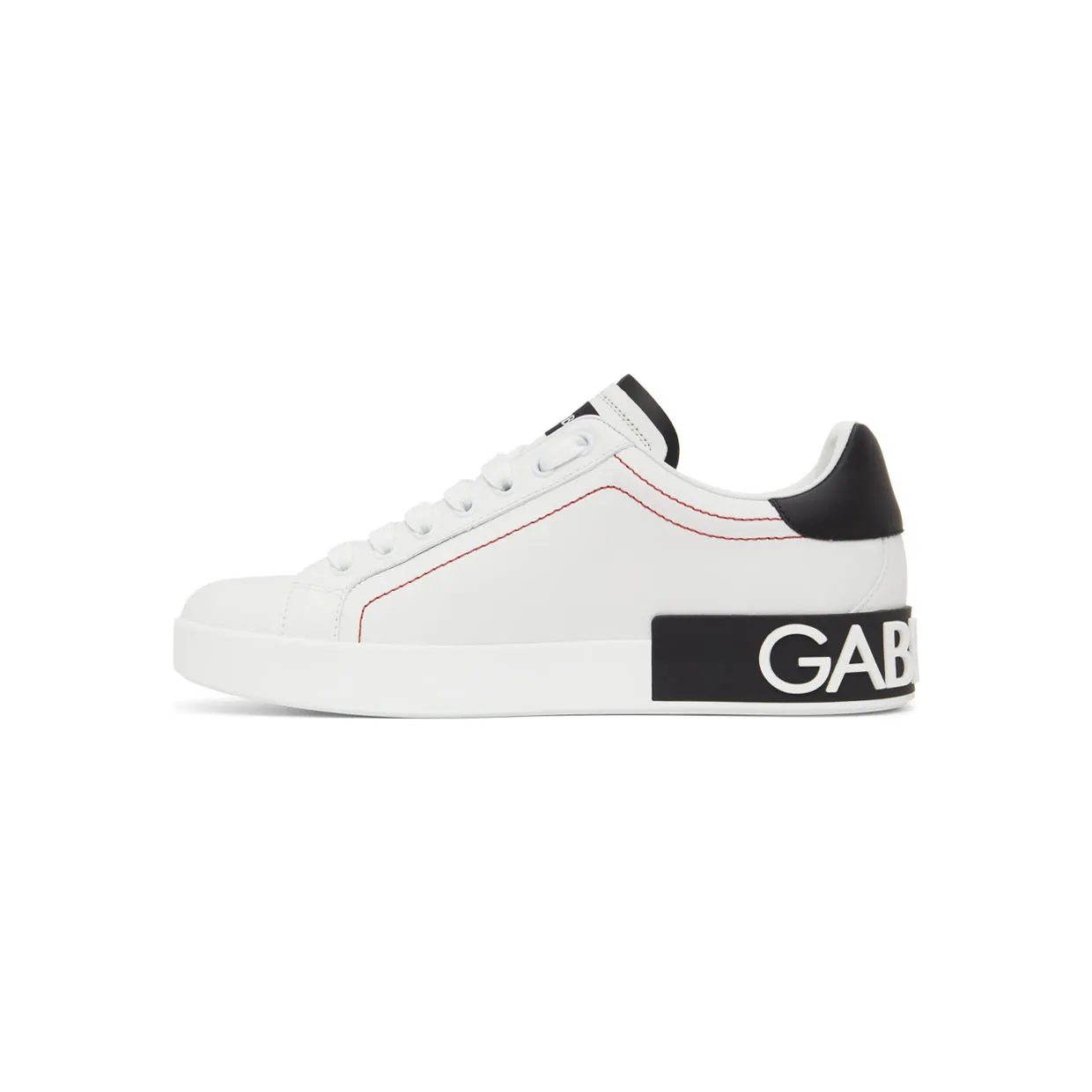 Dolce & Gabbana White & Red Portofino Sneakers (CS1760 AH526) (3)