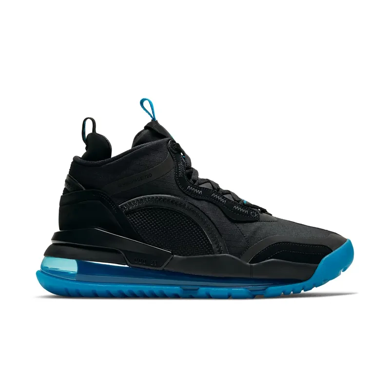 Jordan Aerospace 720 Black Blue Fury Black/Blue Fury-Reflective Silver (BV5502-004)