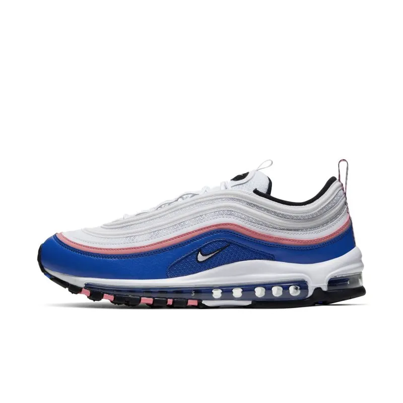 Nike Air Max 97 White Game Royal Pink Gaze White/Game Royal-Pink Gaze-Black (921826-107)