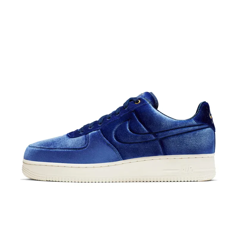 Nike Air Force 1 Low Premium 3 Velour Blue Void Blue Void/Sail-Metallic Gold-Blue Void (AT4144-400)