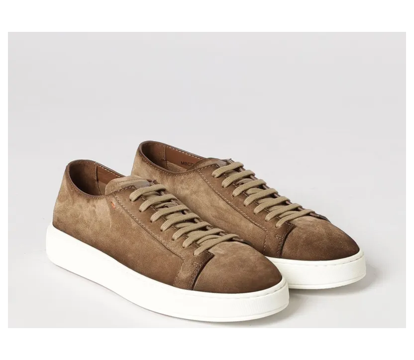 Santoni Damps Suede Sneakers Brown (MBCD21571BARTAOLM21)