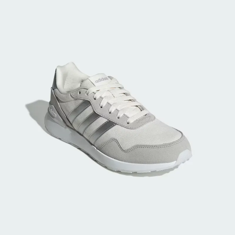 Adidas Run 60s 4.0 Chalk White / Silver Metallic / Grey Two (JR6628)