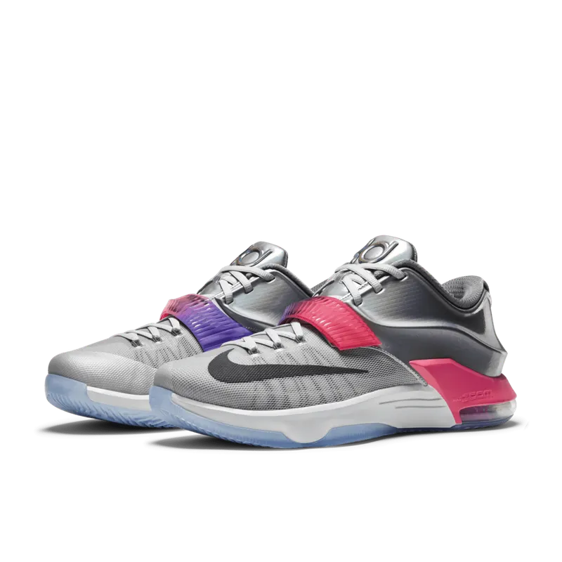 Nike KD 7 All-Star Pure Platinum/Multi-Color-Black (742548-090)