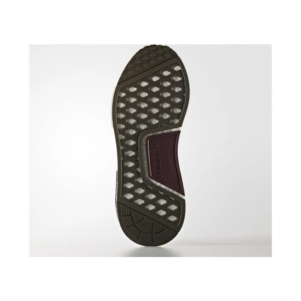 adidas NMD R1 Ultility Grey (W) Utility Grey/Utility Grey/Maroon (BA7752)