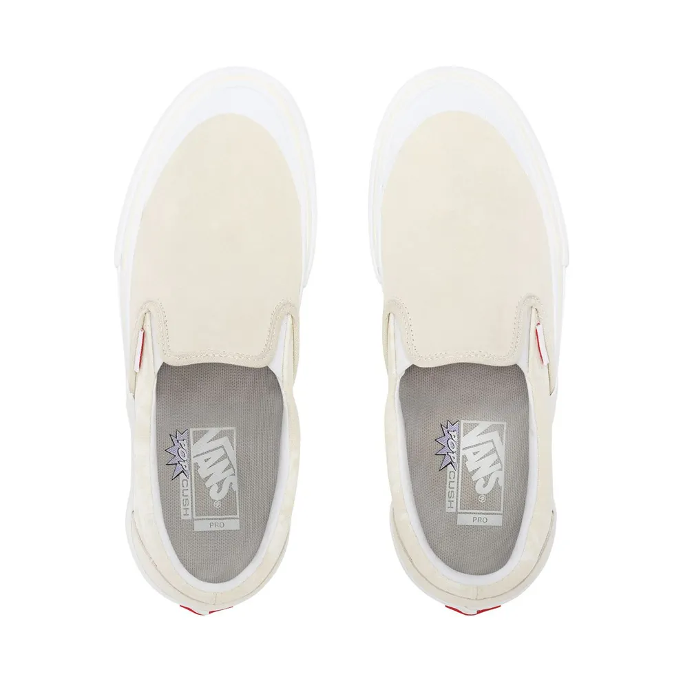 VANS Platoon Slip-on Pro Shoes (White)