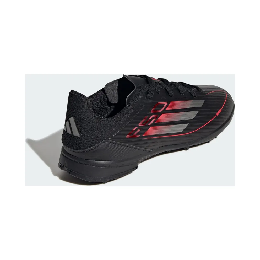 adidas F50 League Turf Core Black Iron Metallic Lucid Red (IE3756)