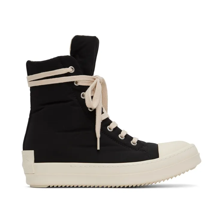 Rick Owens Drkshdw Black Ramones Sneakers (DS02B4800 MUEH3)