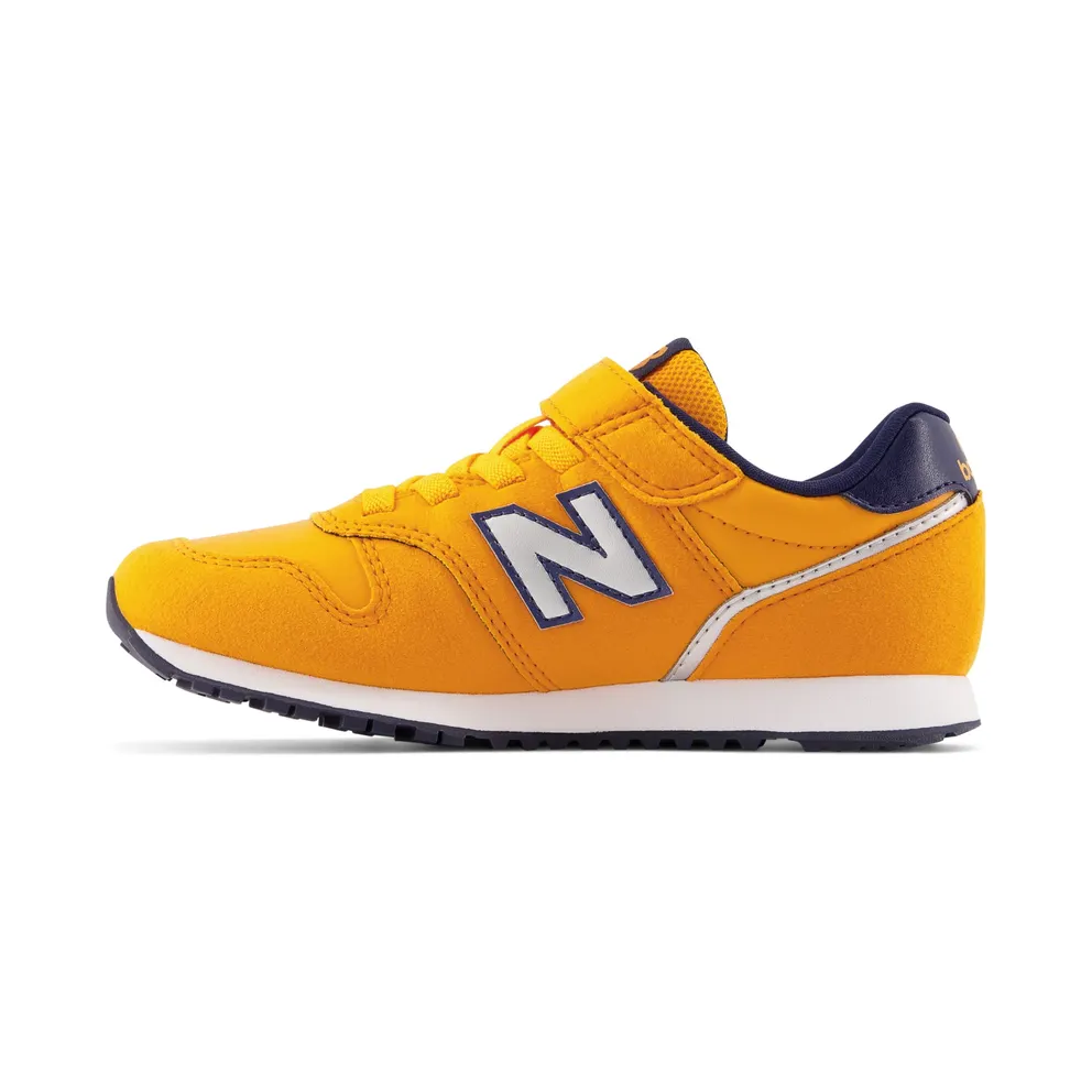 New Balance 373 Bungee Lace with Top Strap Marigold / Pigment (YV373V2-40539)