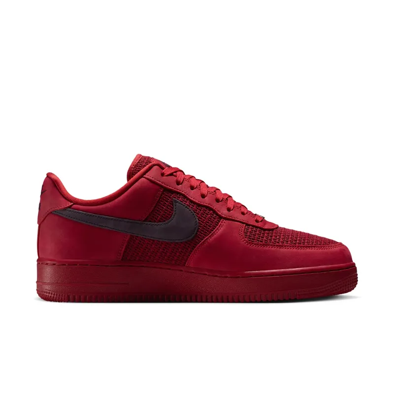 Nike Air Force 1 ’07 LV8 “Tough Red Metallic Silver” (II9807-600)