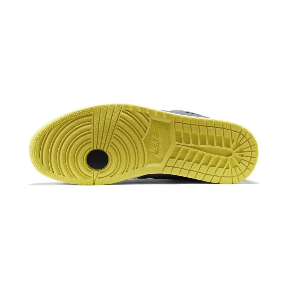 Jordan Air I 1 Retro ’99 Cool Grey/Vibrant Yellow-Black-White Cool Grey/Vibrant Yellow-Black-White (654140-032)