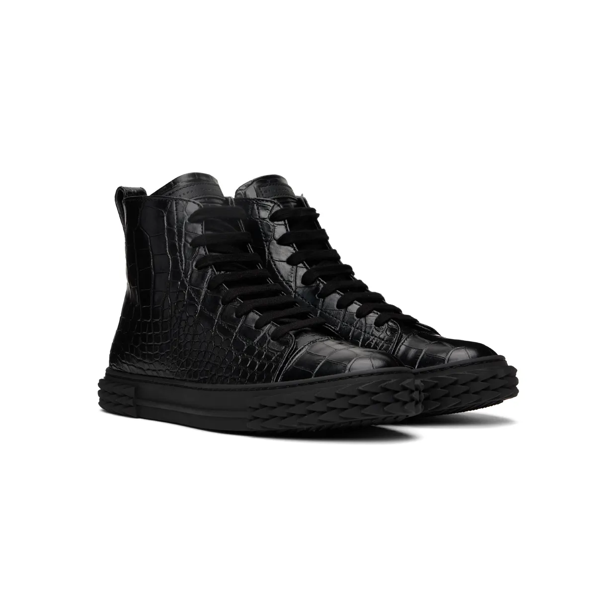 Giuseppe Zanotti Black Ecoblabber Sneakers (RU20029-93162) (4)
