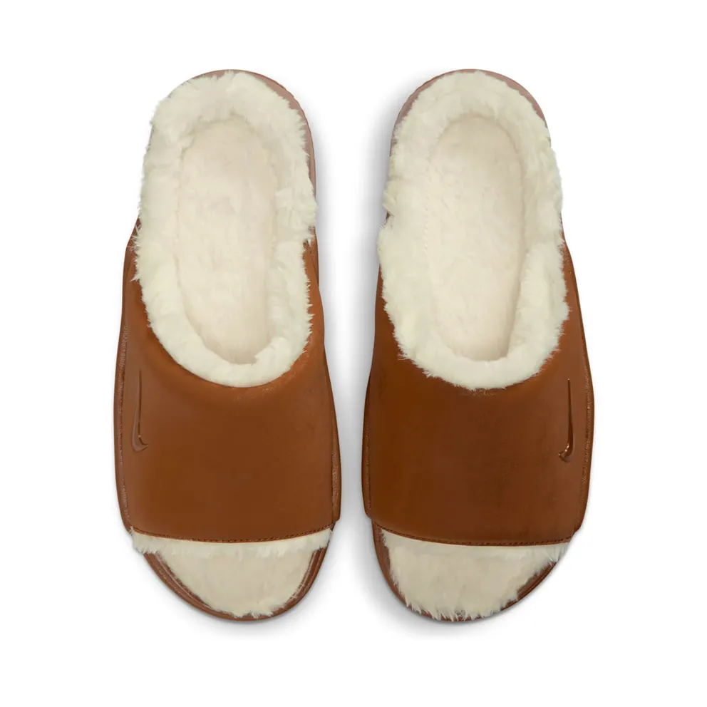 Nike Calm Elevation Fur Slide Light British Tan Coconut Milk (IO0496-200)