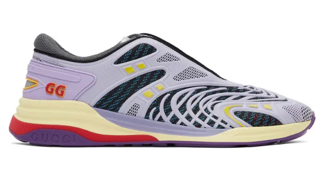 Gucci Purple and Black Ultrapace R Sneakers (624482 2ET20)