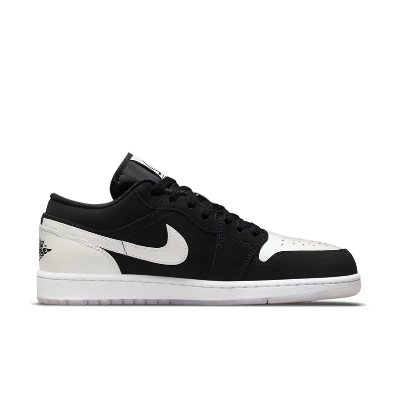 Air Jordan 1 Low Black White Diamond (DH6931-001)
