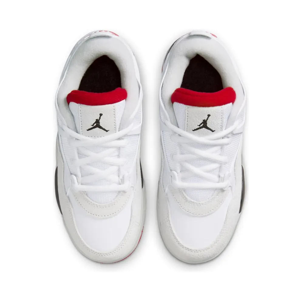 Jordan 4 RM White Black Neutral Grey Varsity Red (FQ7936-102)