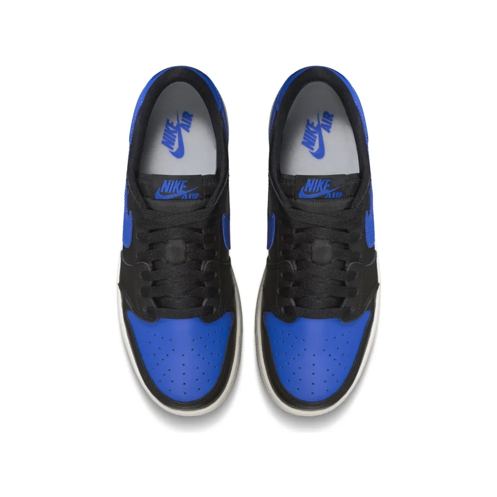 Jordan 1 Retro Low Royal Blue (GS) Black/Varsity Royal-Sail (709999-004)