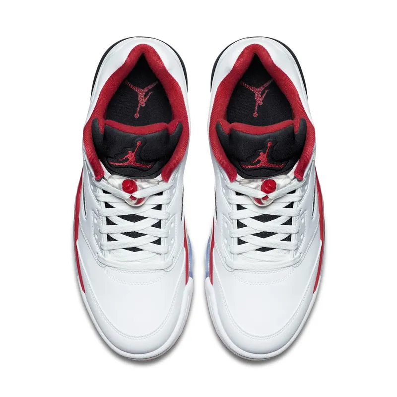 Air Jordan Nike AJ 5 V Retro Low Fire Red (819171-101)