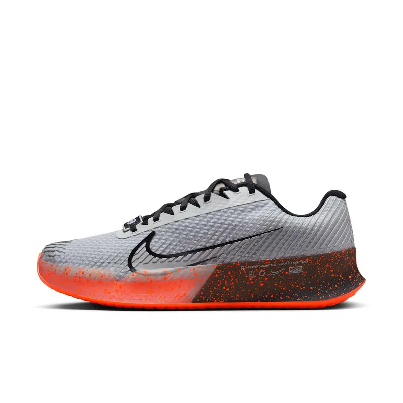 Nike Court Vapor 11 HC Premium Pure Platinum Black Hyper Crimson Metallic Silver (FQ7721-001)