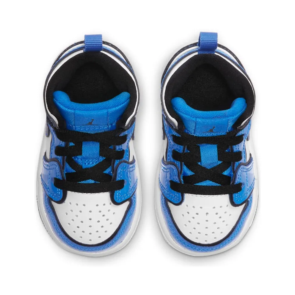 Jordan 1 Mid Signal Blue (TD) Signal Blue/White-Black (BQ6933-402)