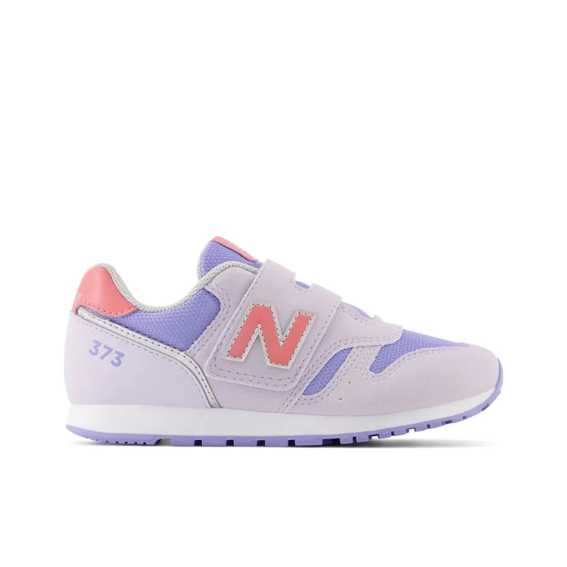 New Balance 373 Hook and Loop Grey Violet / Natural Pink (YZ373V2-40089)