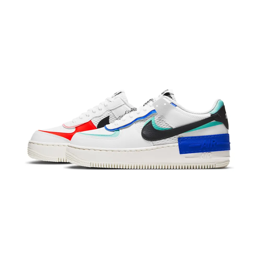Nike Air Force 1 Shadow White Blue Black (W)